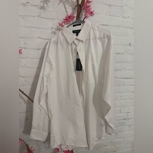 Architect White Long-Sleeve Dress Shirt